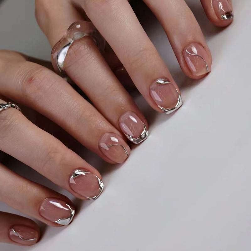 Nail Art Overlay - Kadınlar ve kızlar için kısa takma