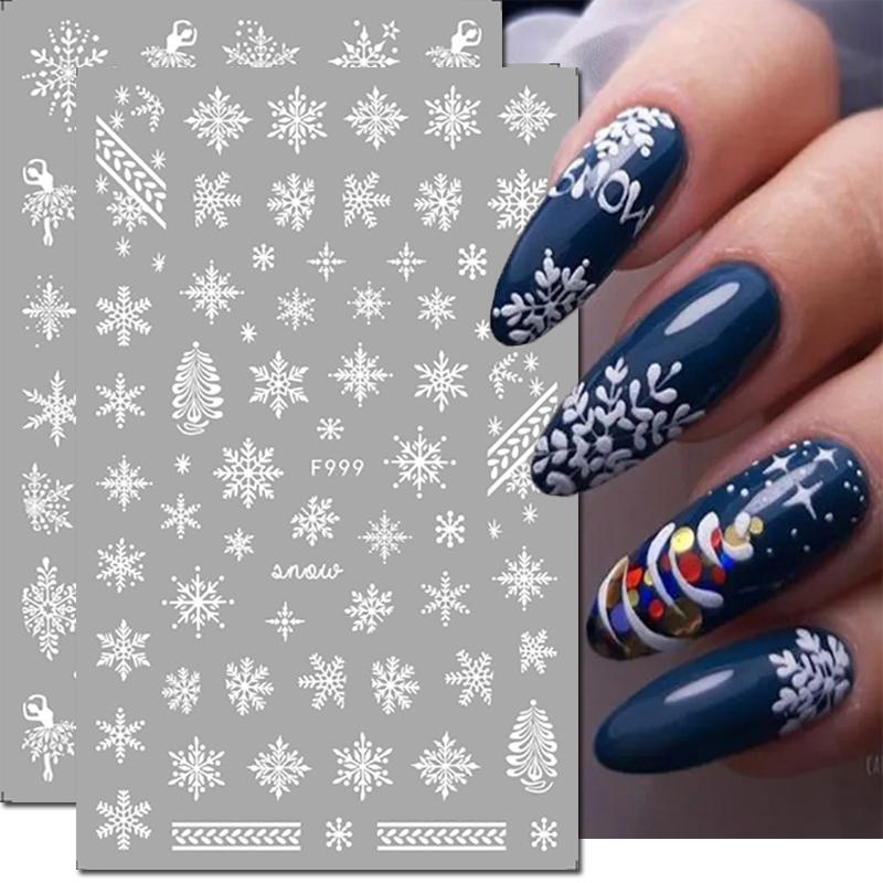 Nail Art Xmas Tree - 3d Nail Art Çıkartmalar Noel Kış