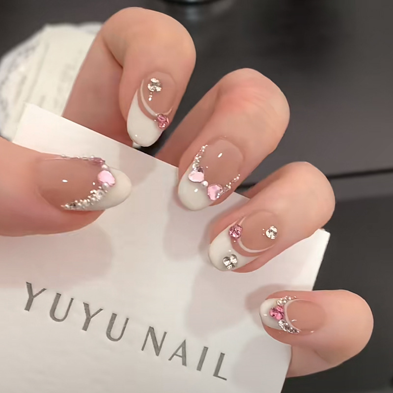 Nail Art Full Design - 10 adet el yapımı tırnaklar üzerinde
