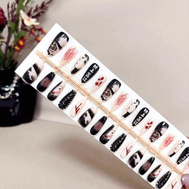 Press On Nail Set - Kawakami Tomie Manikür Tatlı ve Havalı