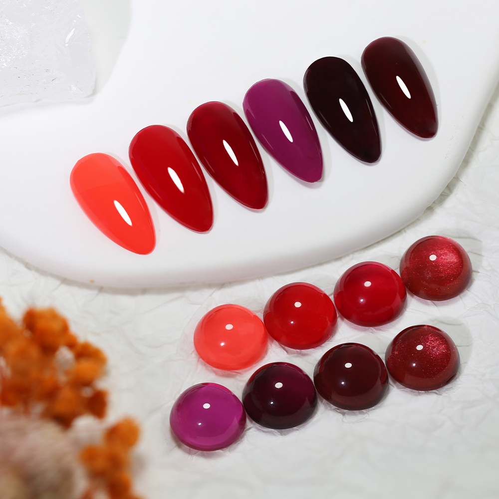 Nail Art Red Cherry - Clou Beaute Klasik Kırmızı Jel Oje