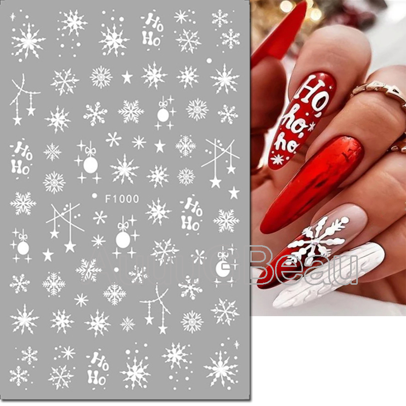 3d Nail Art Çıkartmalar Noel K - Nail Art Xmas Tree incelemesi ve fiyatı