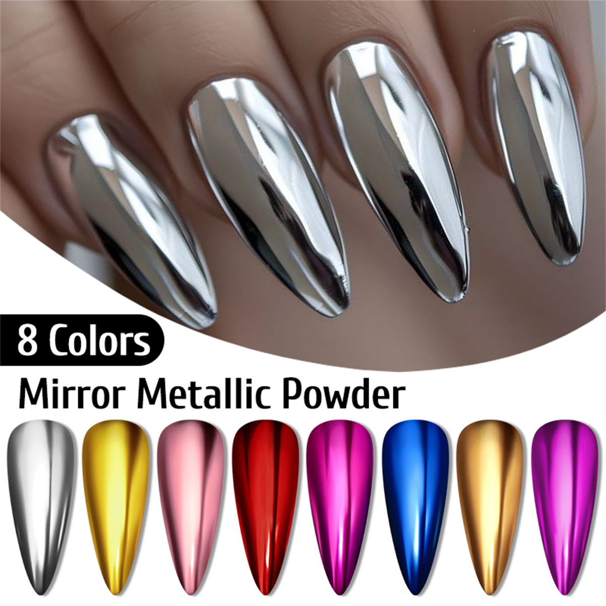 Metalik Altın Gümüş Ayna Tozu  - Dip Powder Nail incelemesi ve fiyatı