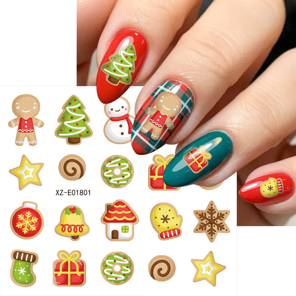 30 adet/set Noel Tırnak Sanatı - Nail Art Xmas Tree incelemesi ve fiyatı