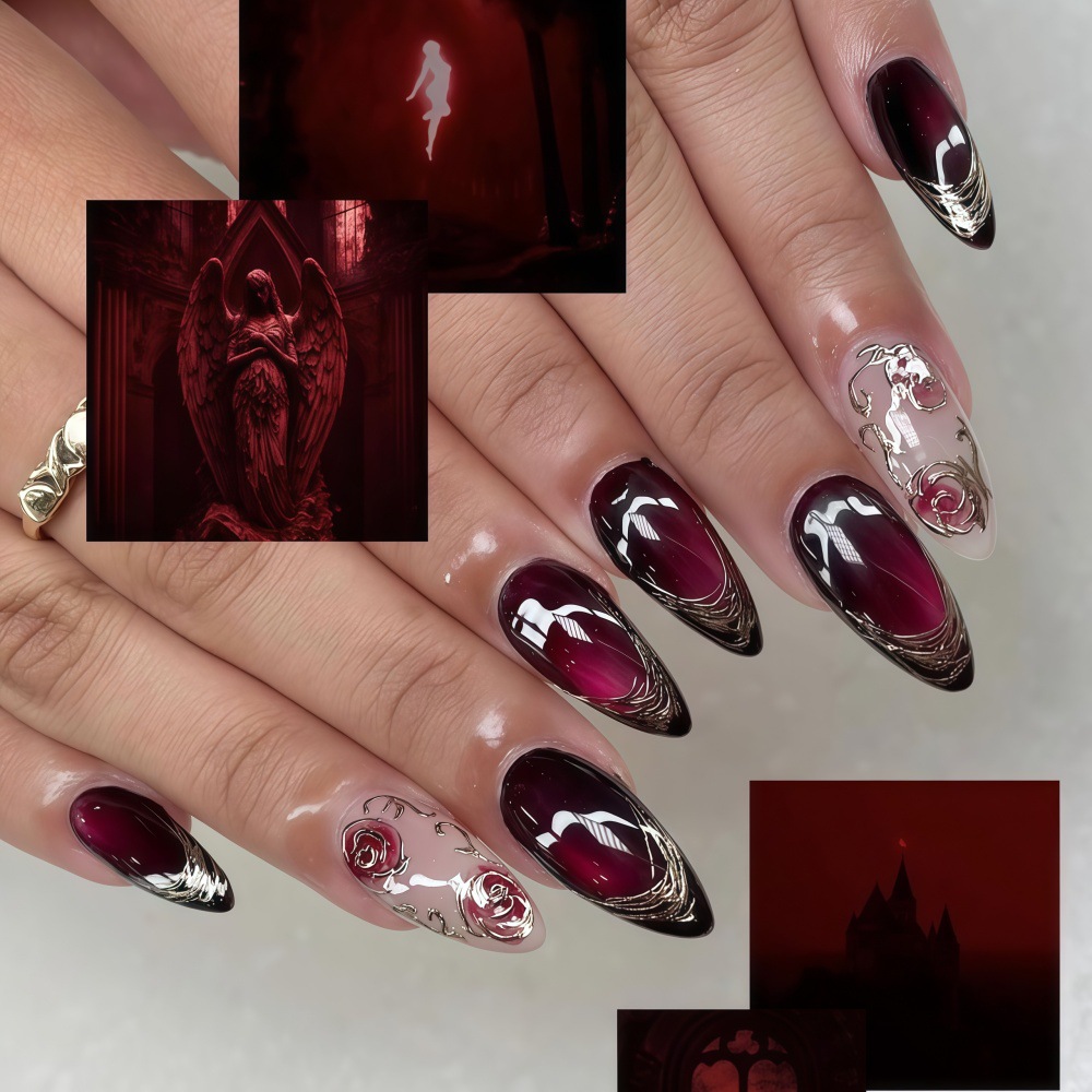 Kadınlar ve kızlar için 3D tak - Press On Nail Set incelemesi ve fiyatı