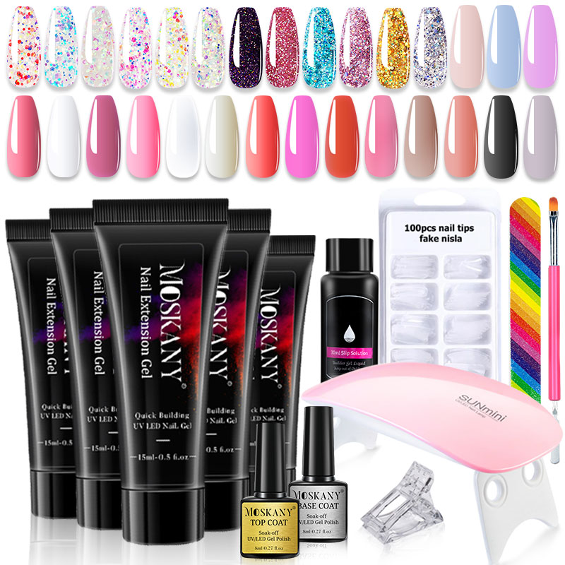 Poli Tırnak Jel Tam Set 6 W LE - Nail Art Full Design incelemesi ve fiyatı