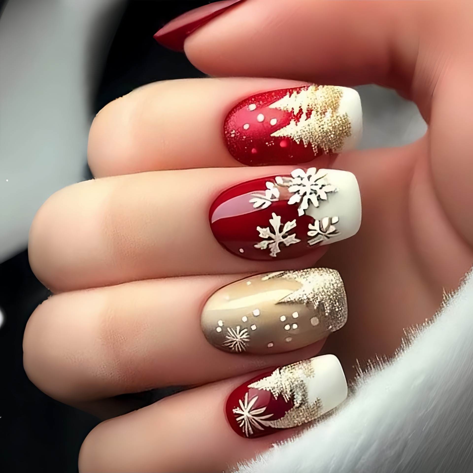 Noel partisi kar taneleri, Noe - Press On Nail Set incelemesi ve fiyatı
