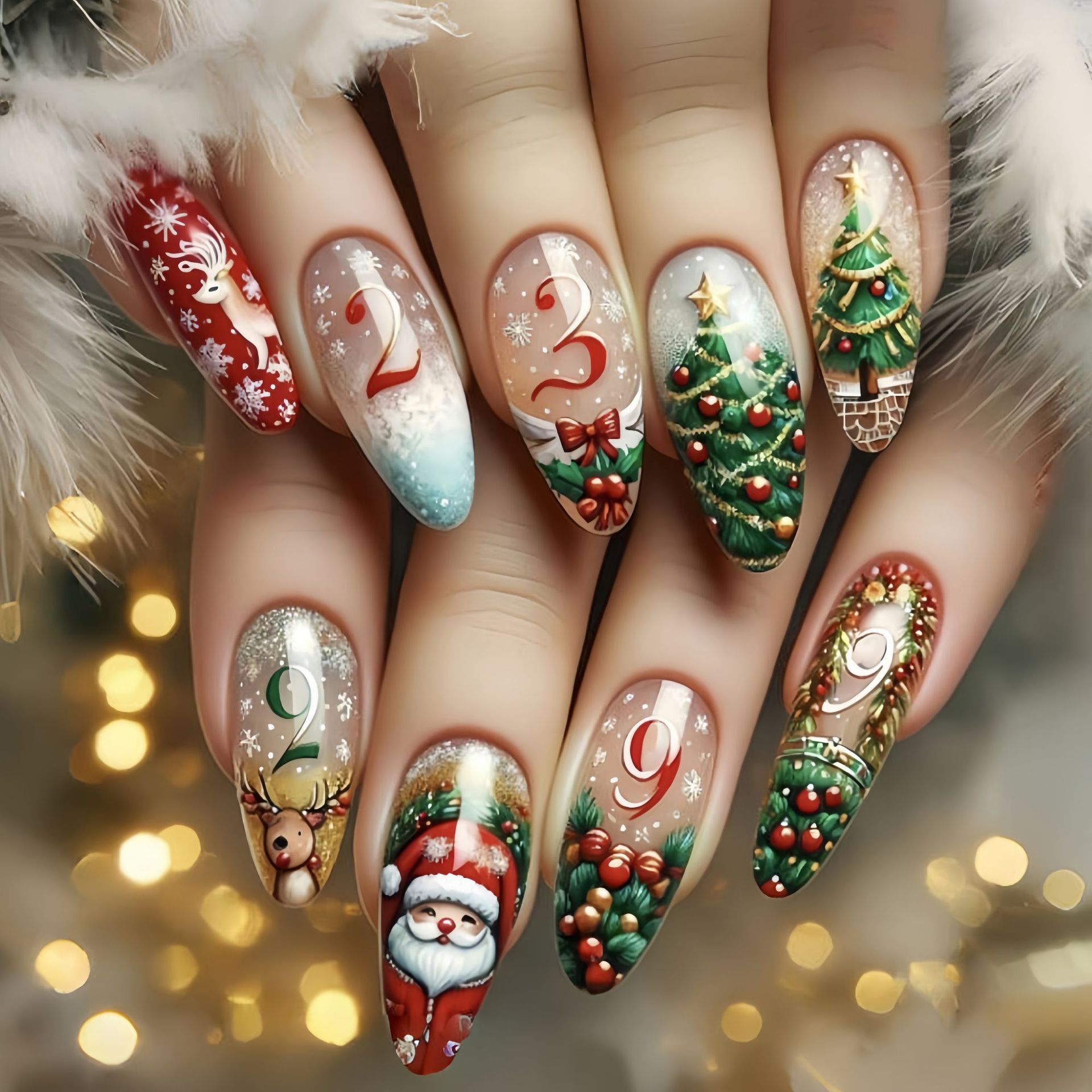 Noel partisi kar taneleri, Noe - Press On Nail Set incelemesi ve fiyatı
