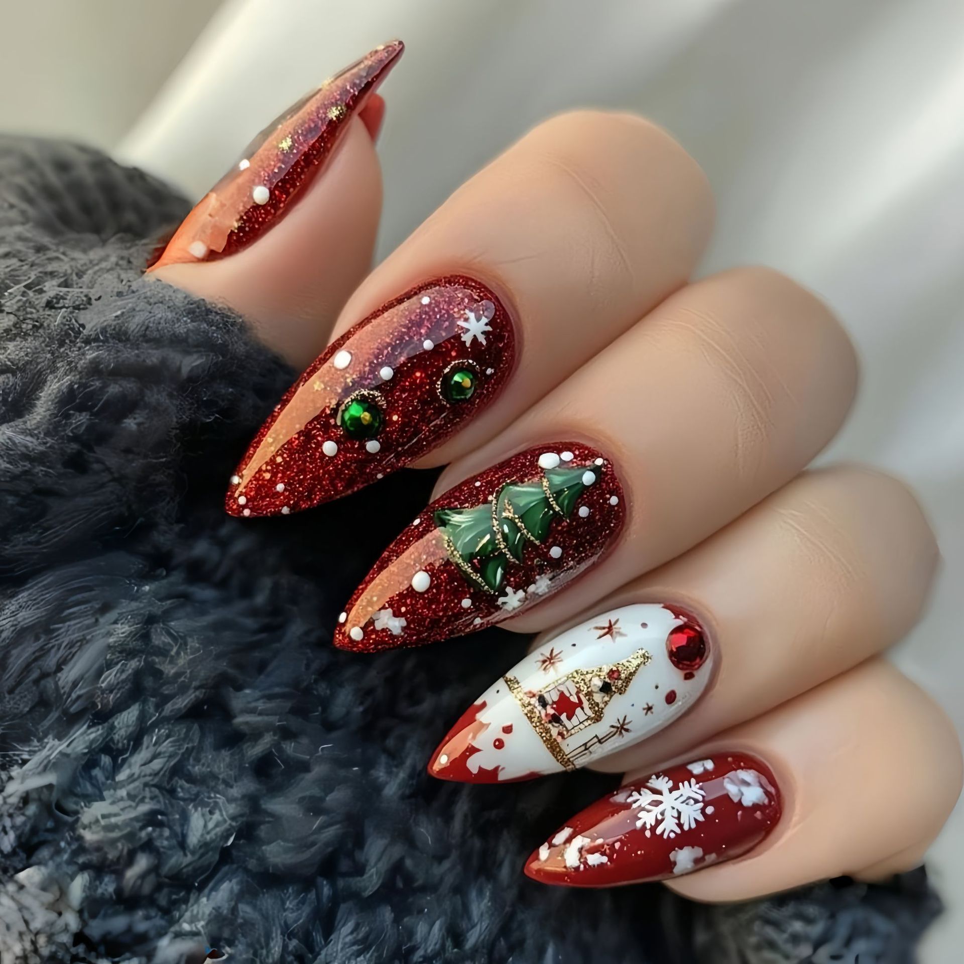 Noel partisi kar taneleri, Noe - Press On Nail Set incelemesi ve fiyatı