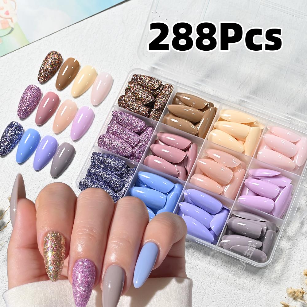 288 Adet Parlak Makaron Orta B - Nail Art Gliter incelemesi ve fiyatı