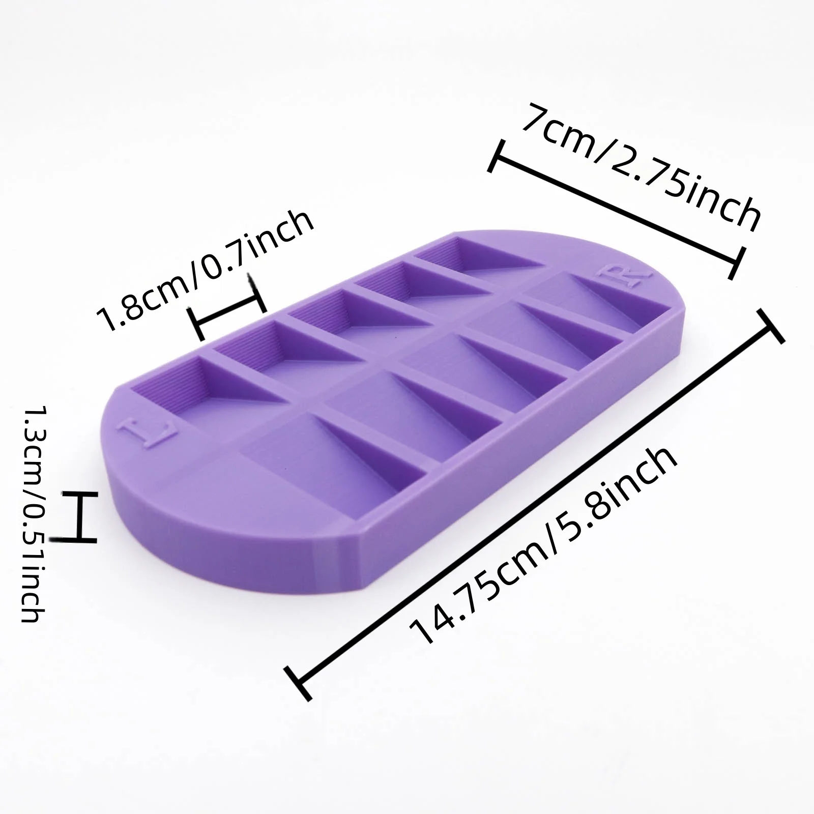 8 Bölmeli Tırnak Ucu Saklama T - Nail Art Overlay incelemesi ve fiyatı