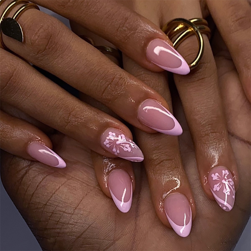 24 Adet Kısa Badem Şeklinde Ta - Nail Art Full Design incelemesi ve fiyatı