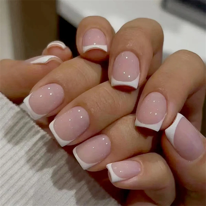 24 adet/takım Kısa Fransız Min - Press On Nail Set incelemesi ve fiyatı