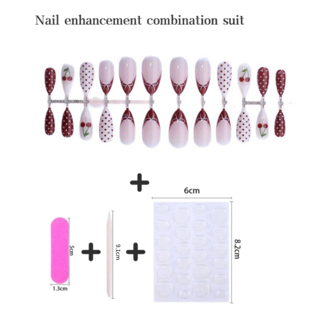 24 Adet Fanshion Kırmızı Frans - Nail Art Red Cherry incelemesi ve fiyatı