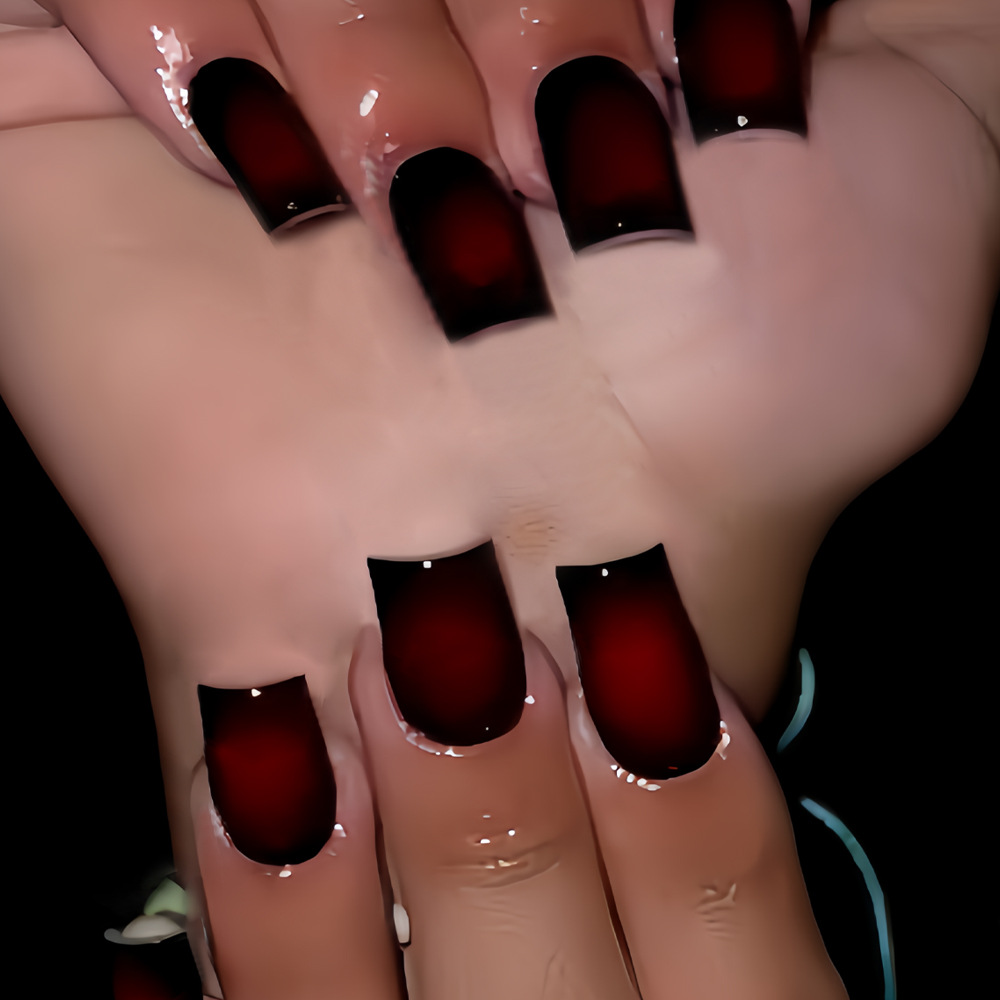 Kadınlar için kısa kare takma  - Press On Nail Set incelemesi ve fiyatı
