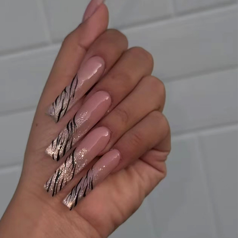 24 Adet Uzun Tabut Şeklinde Pe - Nail Art Gliter incelemesi ve fiyatı