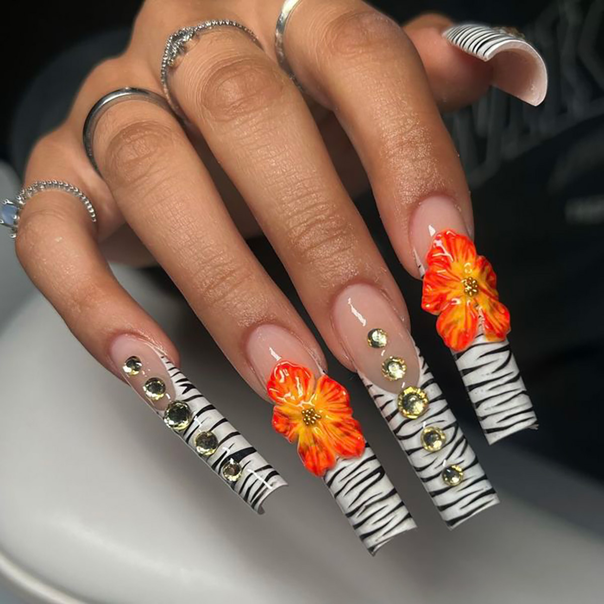 24 Adet Uzun Tabut Şeklinde Pe - Nail Art Gliter incelemesi ve fiyatı