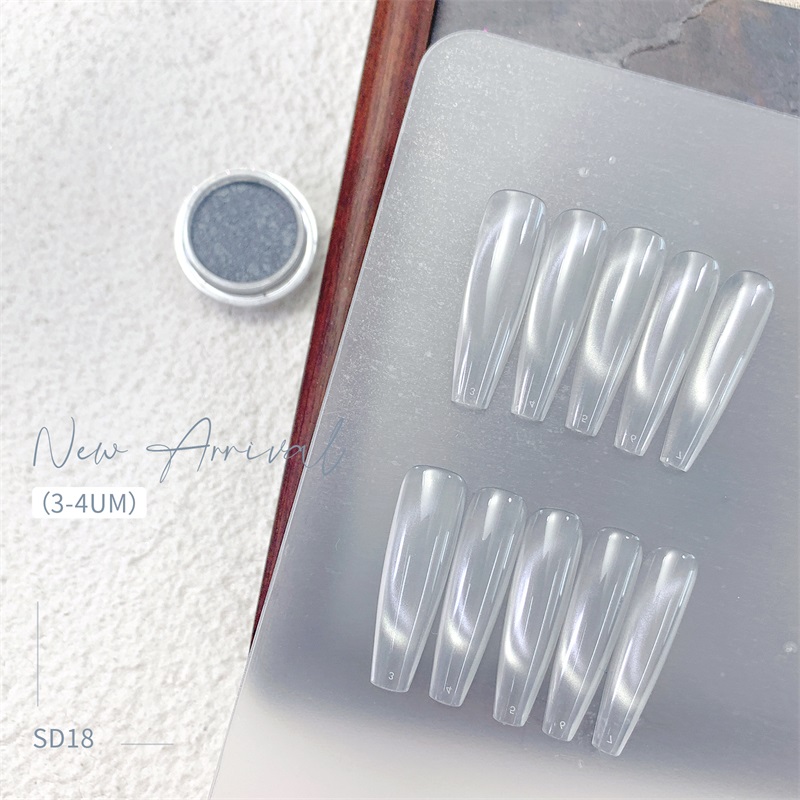HNDO Yeni Gümüş Beyaz 3D Kedi  - Dip Powder Nail incelemesi ve fiyatı