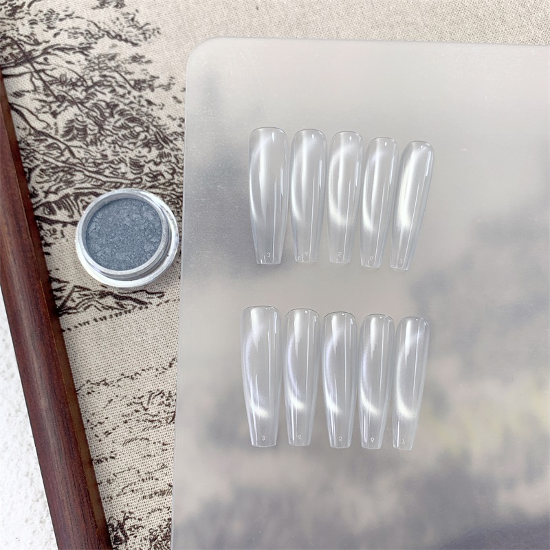 HNDO Yeni Gümüş Beyaz 3D Kedi  - Dip Powder Nail incelemesi ve fiyatı