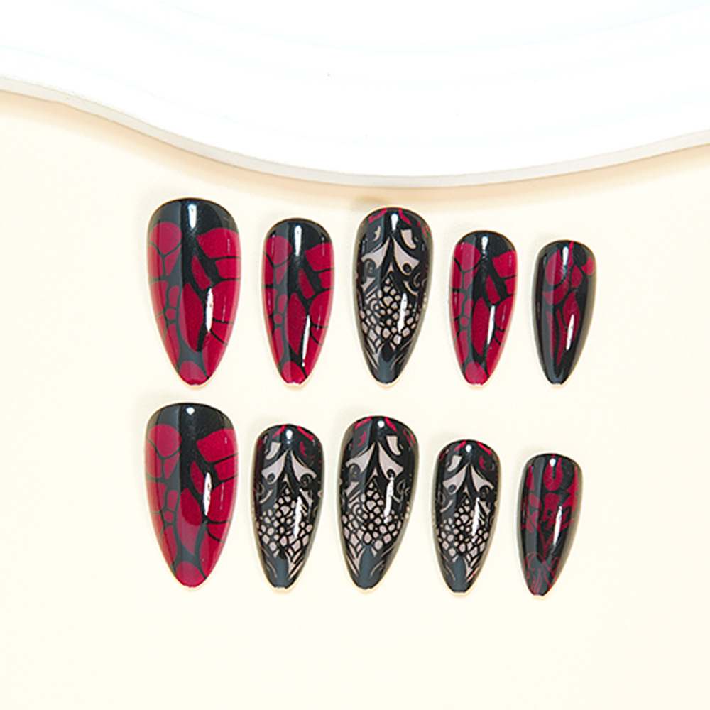 Kadınlar için orta boy takma t - Press On Nail Set incelemesi ve fiyatı