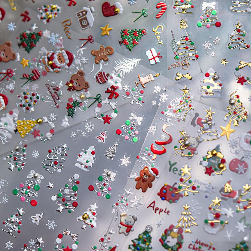 Parlak Altın Noel Ağacı ve Kar - Nail Art Xmas Tree incelemesi ve fiyatı
