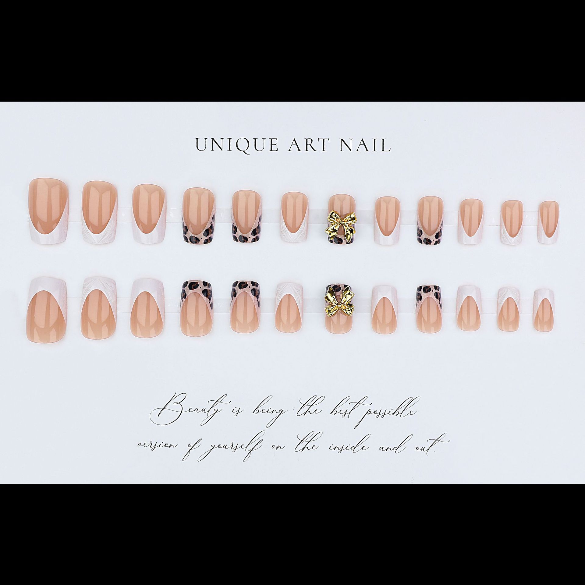 Kadınlar ve kızlar için kısa k - Press On Nail Set incelemesi ve fiyatı