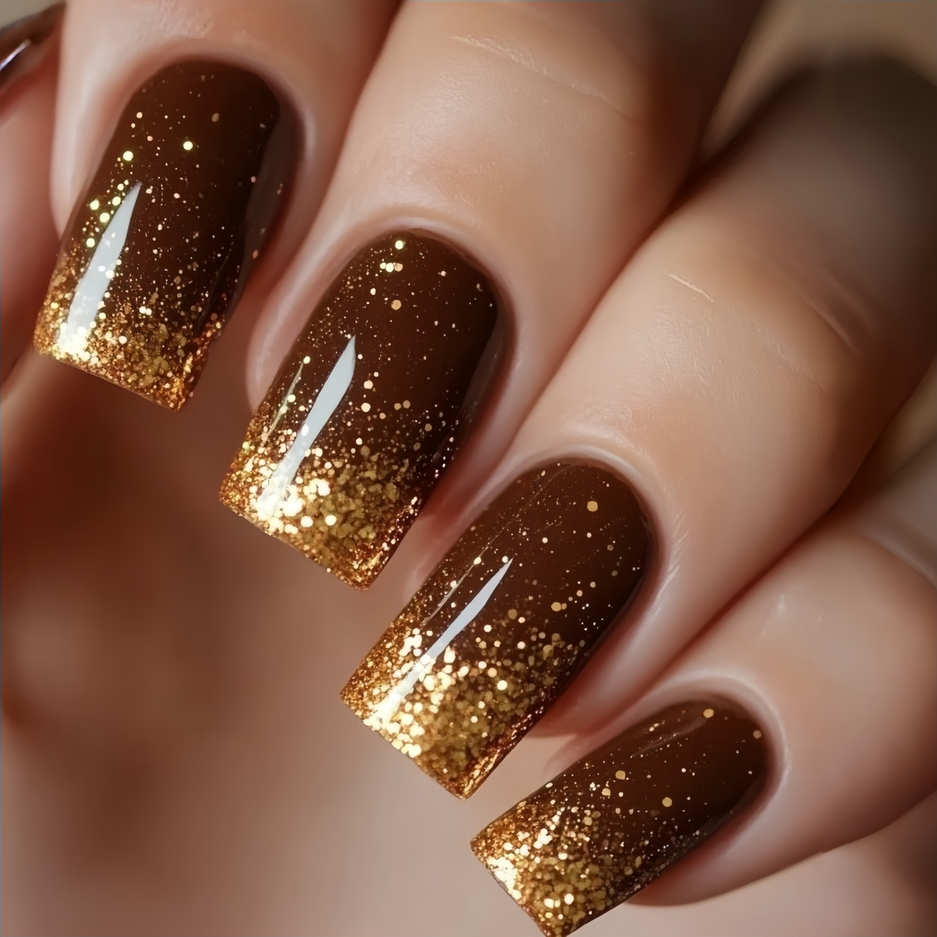 Kısa orta boy takma tırnaklar  - Nail Art Gliter incelemesi ve fiyatı