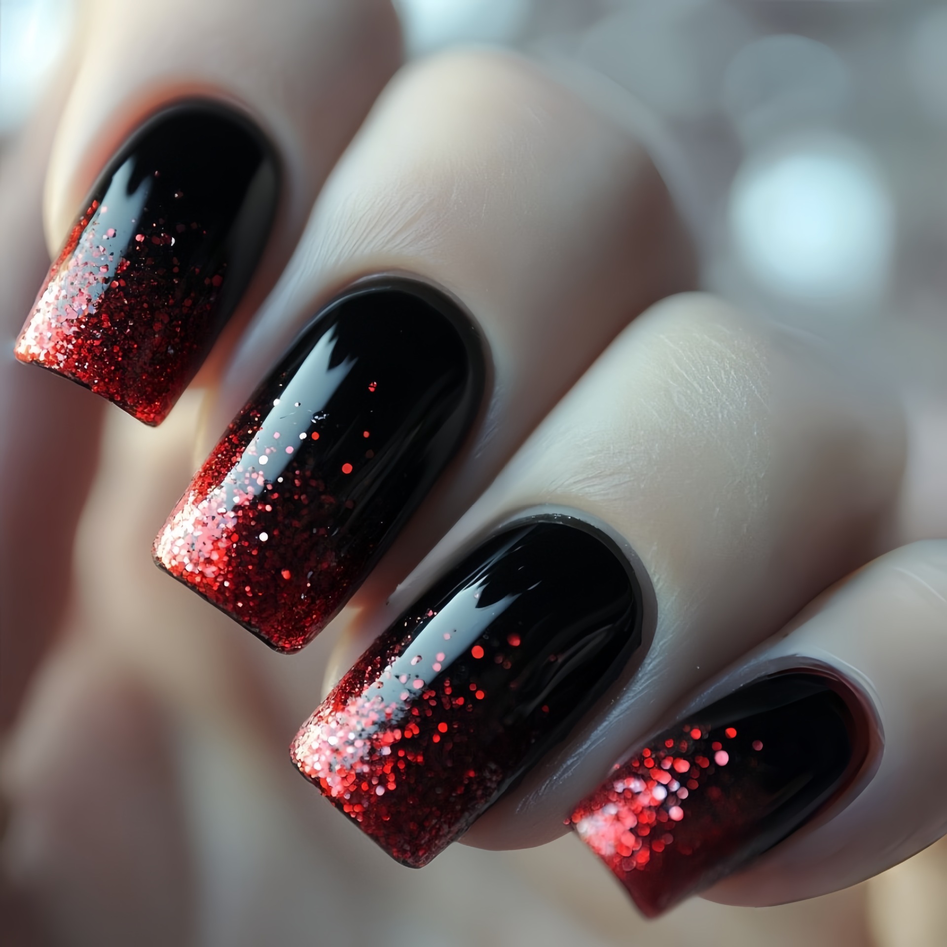 Kısa orta boy takma tırnaklar  - Nail Art Gliter incelemesi ve fiyatı