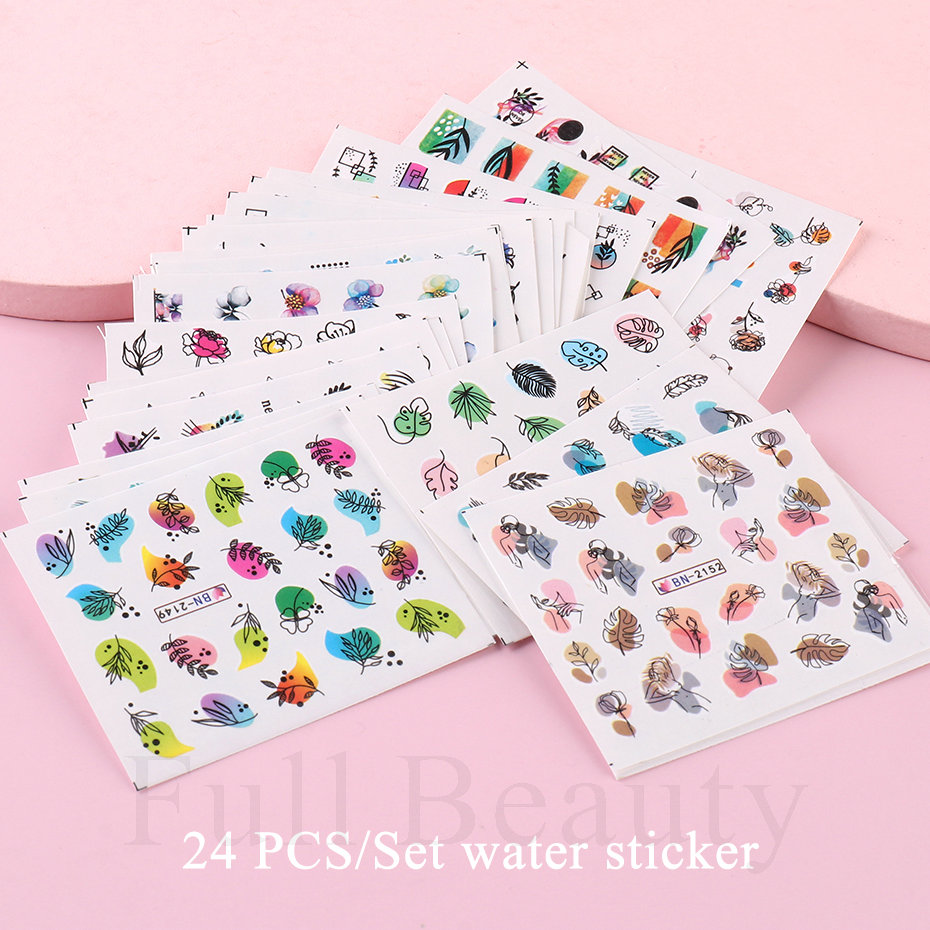24 adet/takım İlkbahar Yaz tır - Nail Art Full Design incelemesi ve fiyatı