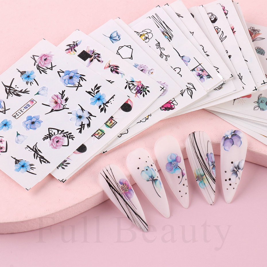 24 adet/takım İlkbahar Yaz tır - Nail Art Full Design incelemesi ve fiyatı