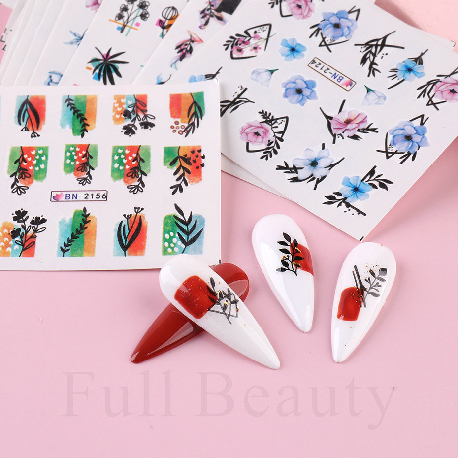 24 adet/takım İlkbahar Yaz tır - Nail Art Full Design incelemesi ve fiyatı