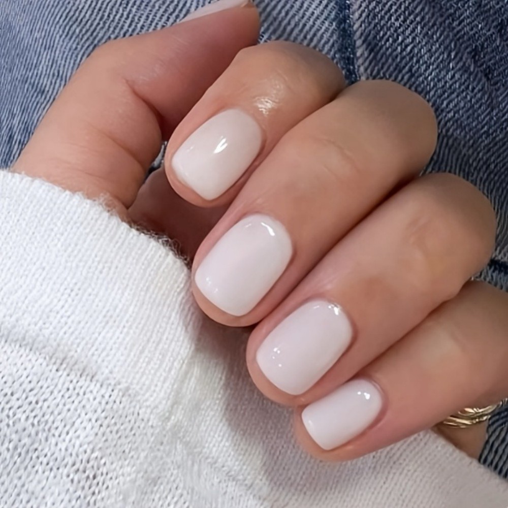 24 adet süt beyazı takma tırna - Press On Nail Set incelemesi ve fiyatı